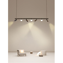 Lustra cu 4 proiectoare LED lumina neutra 4000K