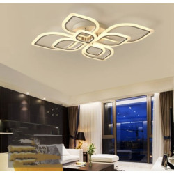 Lustra LED cu telecomanda wifi 2.4G cu alb variabil 97 w 5000 lm