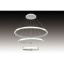 Lustra LED alba cu 3 cercuri telecomanda 115 w 5500 lm