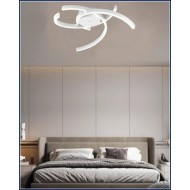 Lustra LED alba cu telecomanda wifi 2.4G D 580 mm 72 wati 3500 lm
