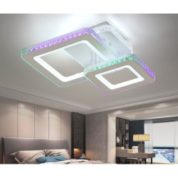 Lustra LED Digital Smart cu telecomanda wifi 2.4G alb variabil 4000 lm 83 w