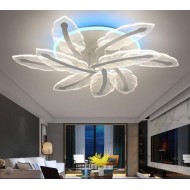 Lustra LED alb variabil si RGB cu telecomanda wifi 2.4G 8200 lm 162 wati