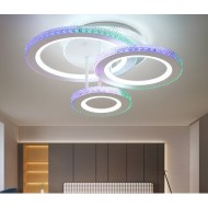Lustra LED Digital Smart cu telecomanda wifi 2.4G alb variabil 3000 lm 122 w