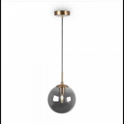Lustra pe cablu cu glob sticla dulie bec E27