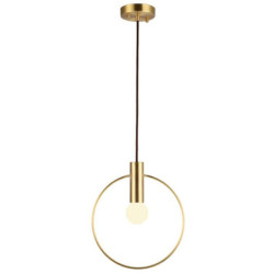 Lustra gold pe cablu soclu bec E27