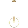 Lustra gold pe cablu soclu bec E27