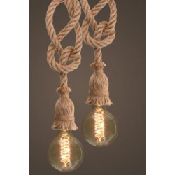 Lustra sfoara 2xE27 stil rustic