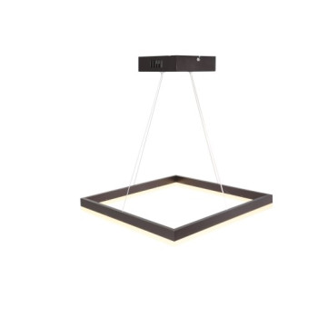Lustra LED cu telecomanda wifi 2.4G 45 cm maro alb variabil 3000 lm
