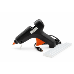 Pistol de lipit cu bare de silicon 11mm, cadou 4 buc, 60W incalzire rapida