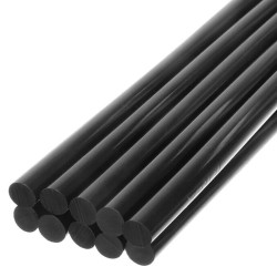 Bare Silicon Negre 8mm Profesionale 27 cm set 10 buc