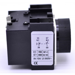 Timer contactor LA2 DT2 releu auxiliar 0.1-30 sec