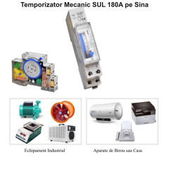 Temporizator mecanic de panou SUL 180A pentru control timp