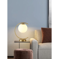 Veioza aurie eleganta E27 33 cm pentru interior