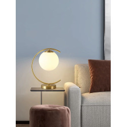 Veioza aurie eleganta E27 33 cm pentru interior