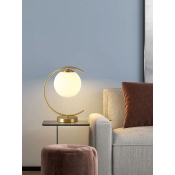 Veioza aurie eleganta E27 33 cm pentru interior