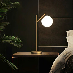 Veioza aurie eleganta E27 52 cm design modern