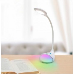 Veioza cu touch RGB si alb rece 2W, 300lm, Eglo Cabado