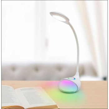 Veioza cu touch RGB si alb rece 2W, 300lm, Eglo Cabado