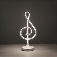 Veioza alba LED 14W 4000K lumina neutra, moderna 44cm