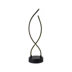 Veioza neagra LED 24W lumina neutra 4000K moderna 54cm