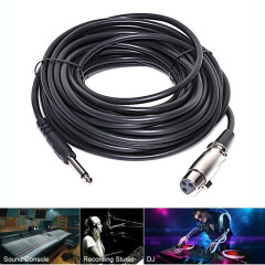 Cablu Audio Jack 6,3mm Tata-XLR Mama/10m