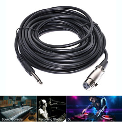 Cablu Audio Jack 6,3mm Tata-XLR Mama/10m