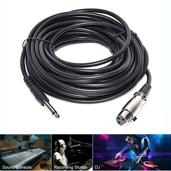 Cablu Audio Jack 6,3mm Tata-XLR Mama/10m