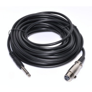Cablu Audio Jack 6,3mm Tata-XLR Mama/10m