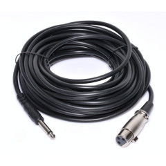 Cablu Audio Jack 6,3mm Tata-XLR Mama/10m