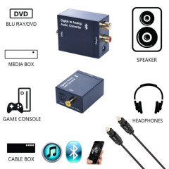 Convertor Audio Digital Analog cu Bluetooth | Optic RCA