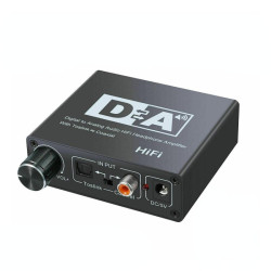 Convertor Digital Analog Audio HiFi cu Volum si Jack