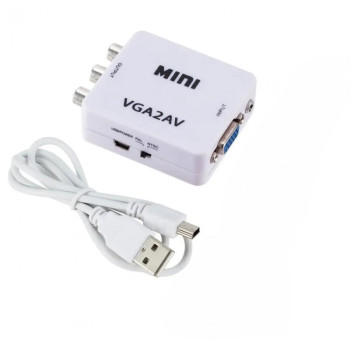 Convertor Mini VGA2AV HDV-555 - convertor vga av VGA la 3RC