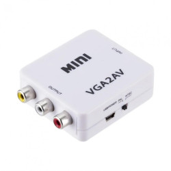 Convertor Mini VGA2AV HDV-555 - convertor vga av VGA la 3RC