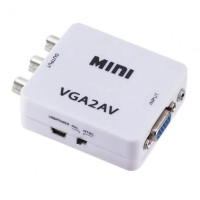 Convertor Mini VGA2AV HDV-555 - convertor vga av VGA la 3RC