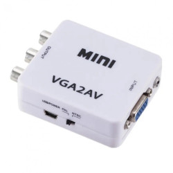 Convertor Mini VGA2AV HDV-555 - convertor vga av VGA la 3RC