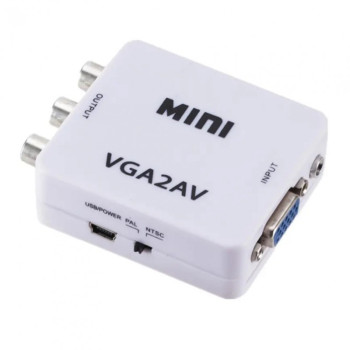 Convertor Mini VGA2AV HDV-555 - convertor vga av VGA la 3RC