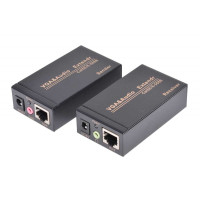 Extender VGA UTP 100m cu Audio prin Cat5e Cat6
