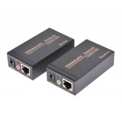 Extender VGA UTP 100m cu Audio prin Cat5e Cat6