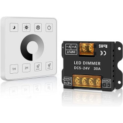 Variator tensiune cu telecomanda RF touch 30A 5V-24V