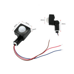 Senzor de miscare exterior IP54 AC 220V dimensiuni 42 x 40 x 20 mm