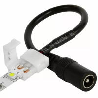 Conector alimentare banda led – compatibil benzi 10 mm 12V/24V