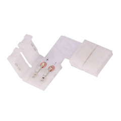 Conector colt banda led – pentru benzi monocolore 10 mm 90°