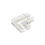 Conector transparent de colt banda led COB monocolora latime de 10 mm 90 grade 