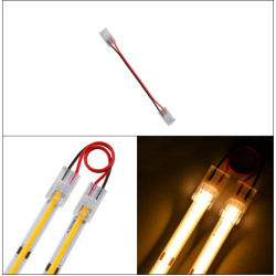 Conector banda led cu cablu 10cm pentru benzi COB 8mm