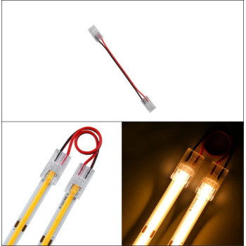 Conector banda led cu cablu 10cm pentru benzi COB 8mm