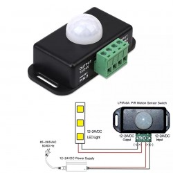 Senzor de miscare 12v sau 24v 6a