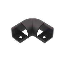 Conector de colt negru pentru profil LED 90 grade