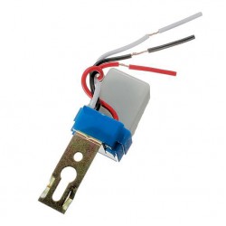 Senzor crepuscular 12v ac-dc 10a exterior