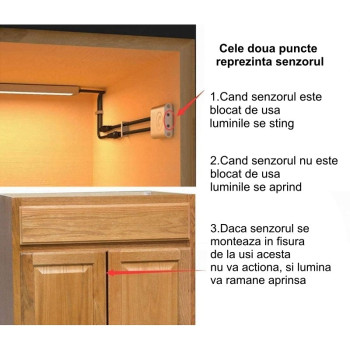 Senzor de miscare cu infrarosu IR pentru LED mobila