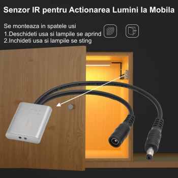 Senzor de miscare cu infrarosu IR pentru LED mobila